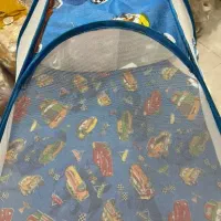پشه بند کلبه ای نوزاد طرح ماشین