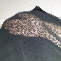 چادر مشکی دوخته شده طرح دار
