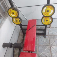 میز پرس هالتر چندکاره وزنه نو برند تنیس توس سنگین