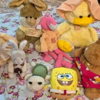 9 عدد عروسک بزرگ سایز و کوچیک و متوسط *با تخفیف*