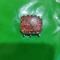 گردن آیز عقیق یمن با خط پیازی یا بیاضی