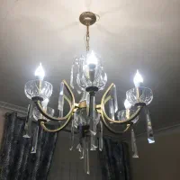 فروش لوستر  ۶ شاخه کریستال