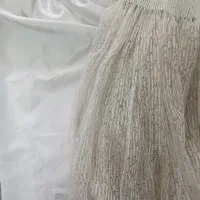 ۲پرده تور و ساتن