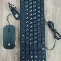 کیبوردوماوس اورجینال سیمی اپل رنگ مشکی