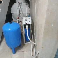 نصب پمپ و مخزن