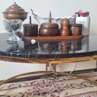 میز و جلو مبلی فلزی