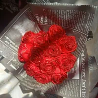 دسته گل روبانی