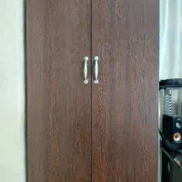 کمدقهوه ای جنس ام دی اف دارای دو کشو