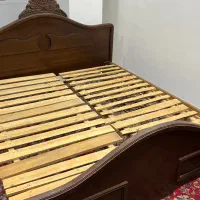 تخت و دراور و پاتختی چوب گردو(فروش فوری)