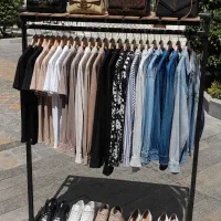 رخت اویز بالا و پایین چوب کد ۶۰۰