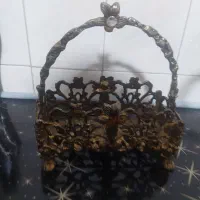نعلبکی و جا قاشقی برنز