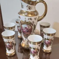 پارچ ولیوان طلا کوب