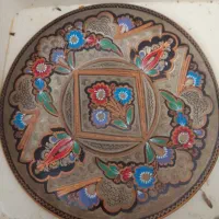 بشقاب مسی دستساز