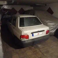 پراید سفید ۹۶، قوی و سالم، با کمی آسیب، تعویض