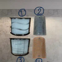 چراغ خواب دیواری چهار مدل تک لامپه