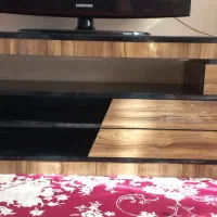 میز ‌TV هایگلاس دو تیکه