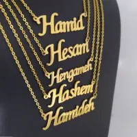گردنبند اسم رنگ ثابت