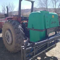 کشت نخود و ذرت. با دستگاه و شخم .و سمپاشی و فارو.