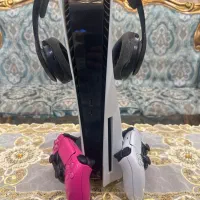 Ps5 fat با دسته اضافه و هدفون