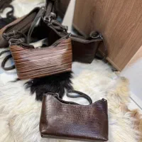 کیف چرم دوشی  طبیعی  وکیف جاکارتی چرم