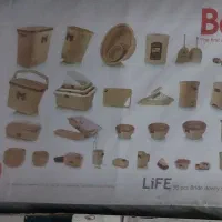 سرویس پلاستیک بازن ۵۰پارچه کاملا نو واستفاده نشده