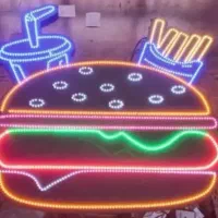 نئون  و ال ای دی با چک صیادی