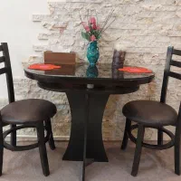 میز نهار خوری چوبی دونفره ۴میلیون
