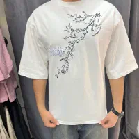 تیشرت دو نخ گرم بالا پشت و پیش گلدوزی