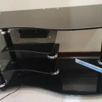 میز تلویزیون شیشه ای