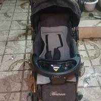 کالسکه  نو نو  بدنه مسی تاشو دارای سبد