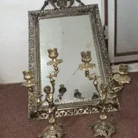 اینه شمعدان قدیمی آستانه اشرفیه