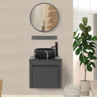 روشویی سنگ با کابینت و شیر درجه یک