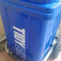 سطل زباله بزرگ چرخ دار ونو