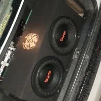 ساب دوبل 500rms همراه باکس درحد نو آمپلی مونو