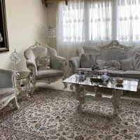 مبل استیل ۹نفره و غذا خوری ۸نفره