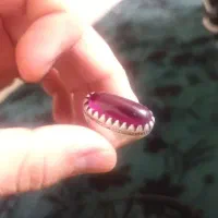 انگشتر نقره یاقوت اصل