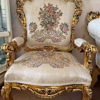 مبل و میز نهارخوری سلطنتی.استیل