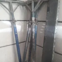 وسایل آلموتور ۵ عدد جک۴متری و یک قالب۲متری ۲۰ سانت