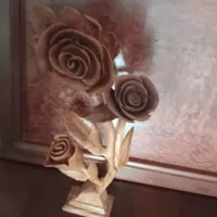 دسته گل ساخته شده از چوب راش|صنایع دستی و سایر لوازم تزئینی|کرج, حصارک|دیوار