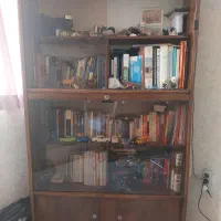 کتابخانه تمام چوب