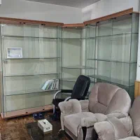 کتابخانه، ویترین، قفسه خاص شیشه فوق ضخیم ۱۰ میل