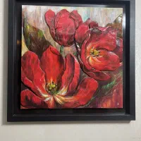 تابلوی گل برجسته