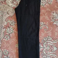 شلوار بگ کتان مردانه مشکی