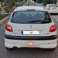 پژو206سفیدتیپ دومدل99،پژو206 سفیدمعاوضه باباری