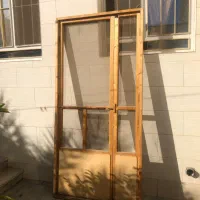 درب توری چوبی