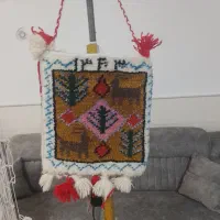 دست باف کیف دست باف قالیچه جا نمکی تابلو فرش