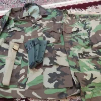 لباس و شلوار ارتشی تاکتیکال زمینی سبز لجنی
