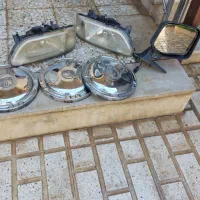 سه عددقالپاق نیسان دوعددچراغ پراید با آینه نیسان