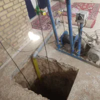 مقنی چاه فاظلاب میله ارت