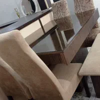 میز ناهار خوری چوبی ۶نفره